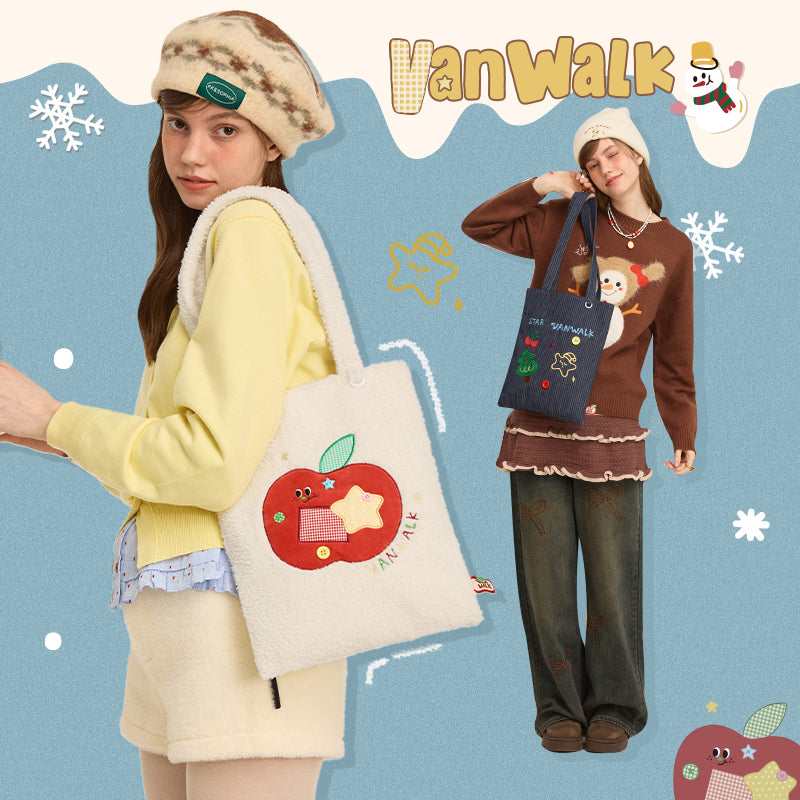 Vanwalk cute design Christmas Series Shoulder bag VS32