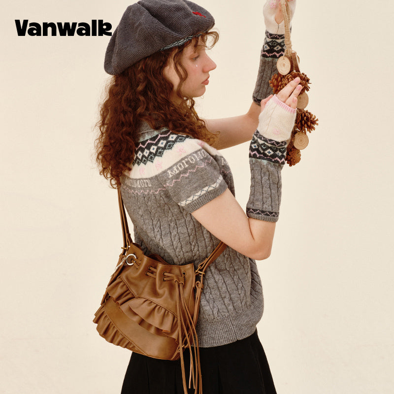 VANWALK Pinecone Tribe Series Original Shoulder Bags V2988