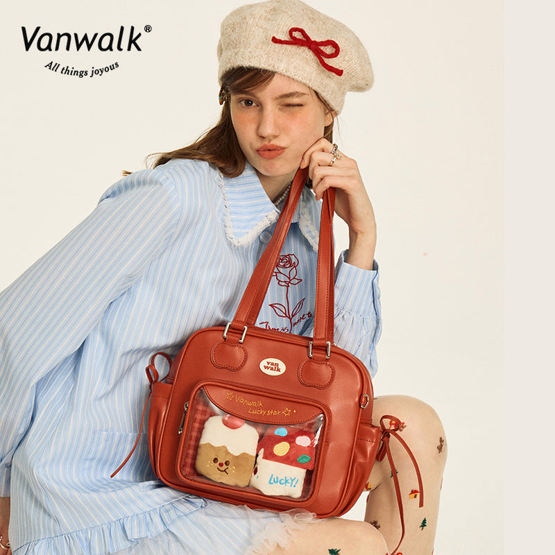 Vanwalk Multi-Pockets Christmas shoulder bagV2873