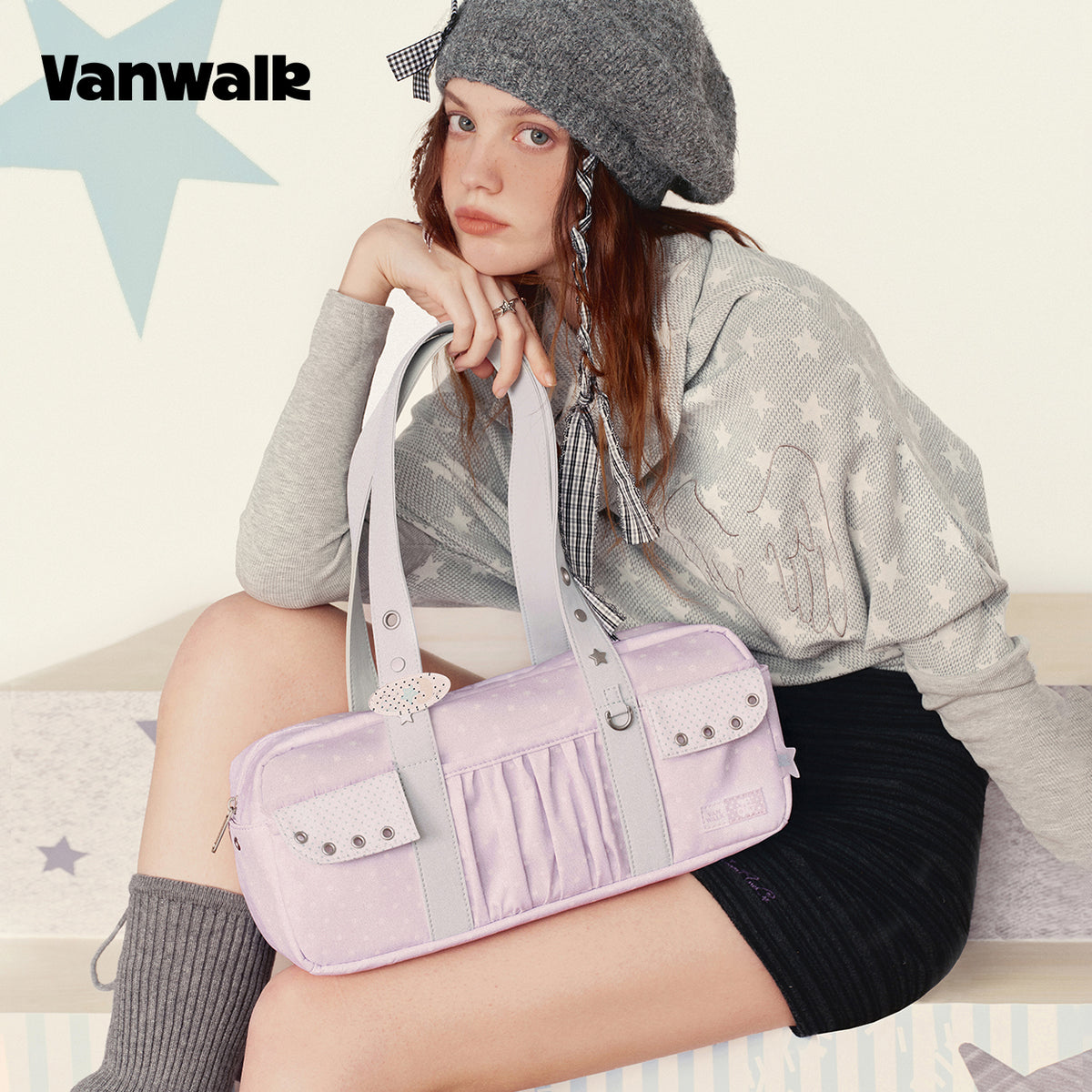 vanwalk January Lucky Pony Series Shoulder Bag v3011