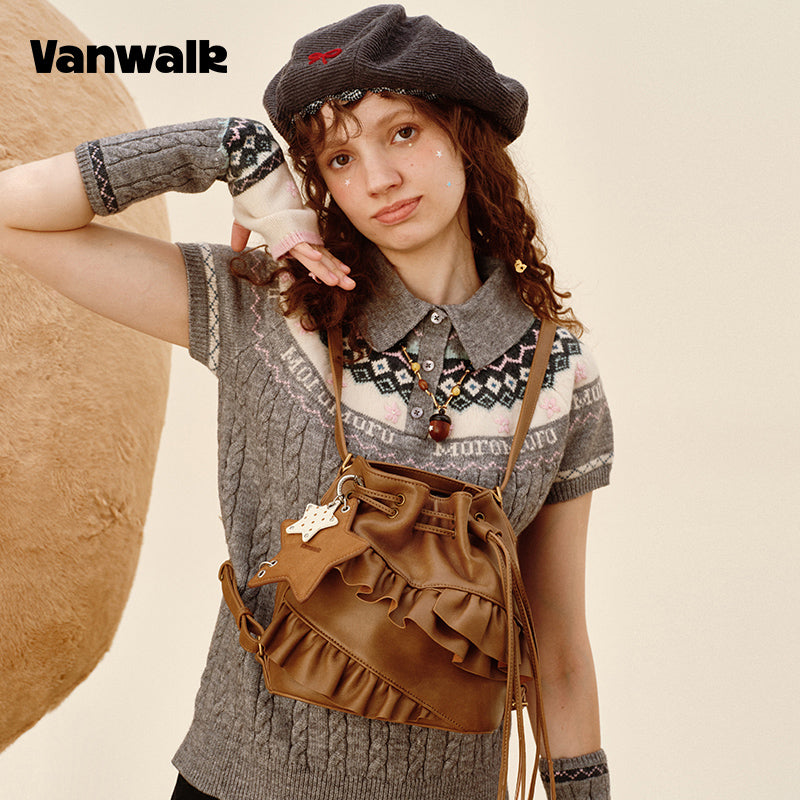 VANWALK Pinecone Tribe Series Original Shoulder Bags V2988