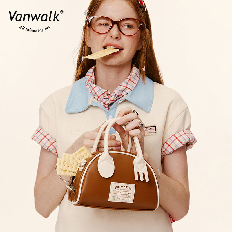 Vanwalk Lightweight FUN MARKET crossbody bag V2796