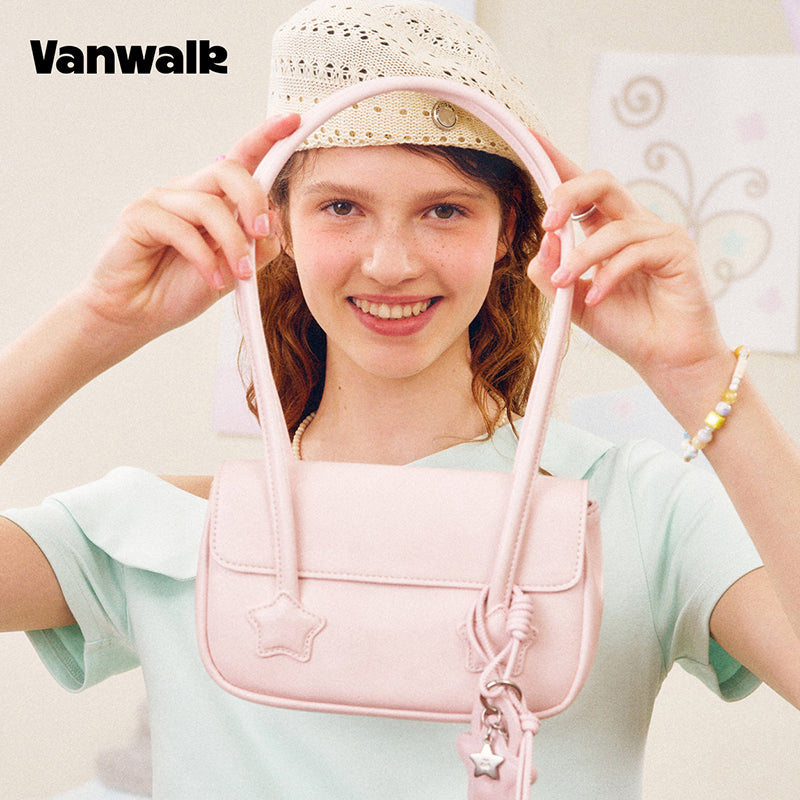 VANWALK COCOA PIE Series Original Design Shoulder Bag V3087