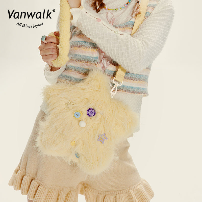 Vanwalk Fashion Mao Monster Crossbody Bag V2717