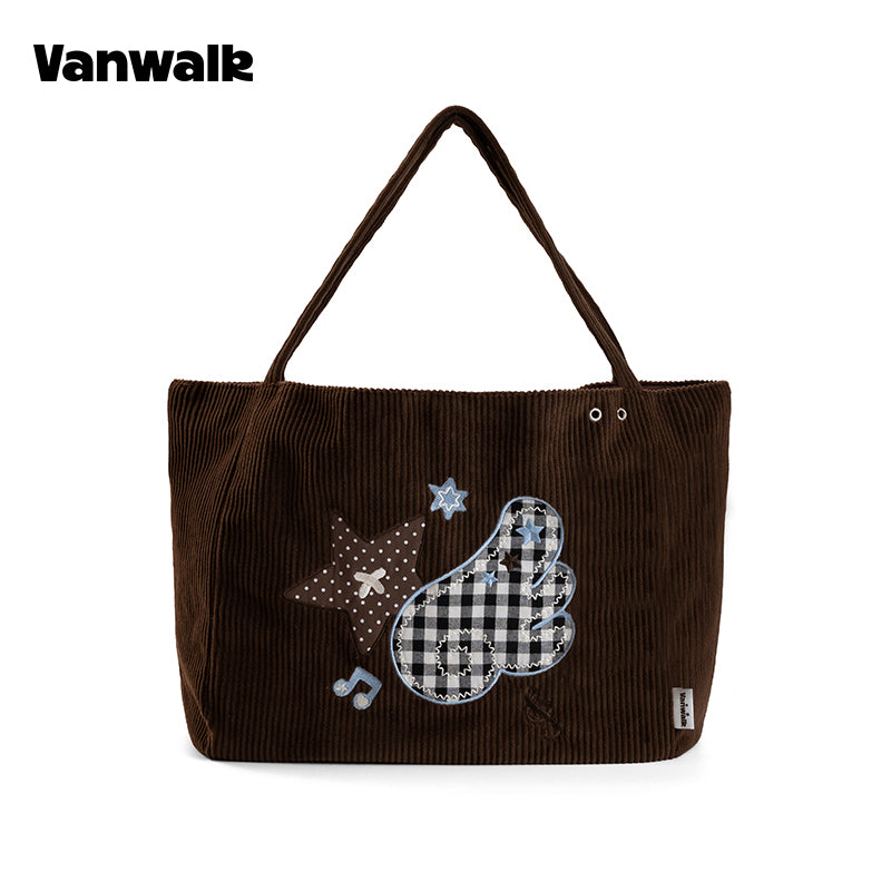 VANWALK Planner House Large Capacity Shoulder Tote Bag V3018