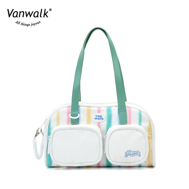 Vanwalk Water-Resistant Summer Afternoon Tea Shoulder Bag V2629