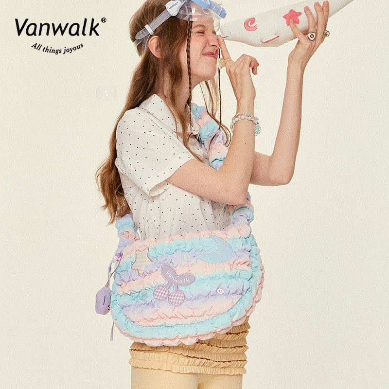 Vanwalk Lightweight Bubble Island Series Crossbody Bag V2824
