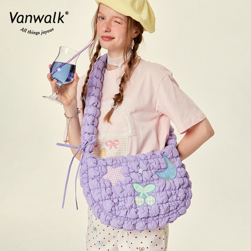 Vanwalk Lightweight Bubble Island Series Crossbody Bag V2824