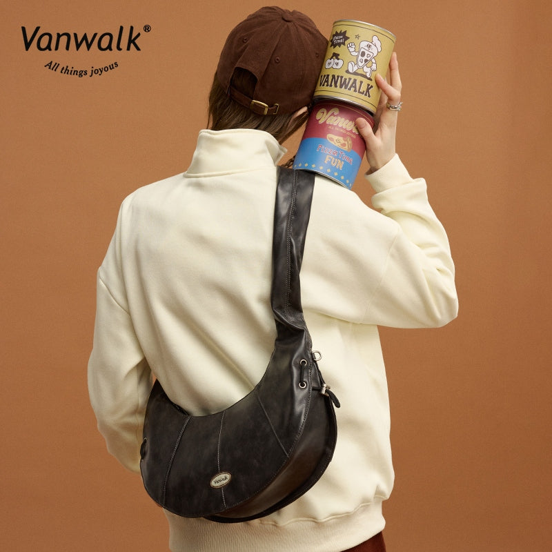 Vanwalk Fashion Pizza Series Crossbody Bag V2857