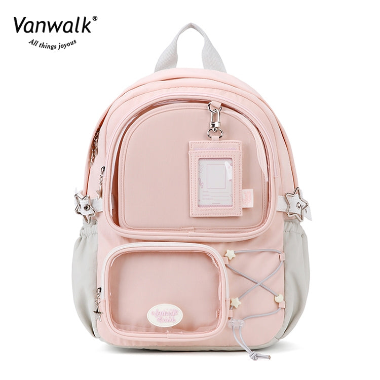 Vanwalk Multiple Pockets Happy Band backpack V2908