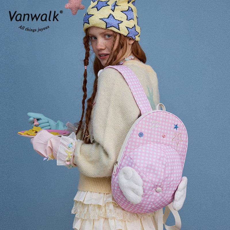 Vanwalk Fashion Streetwear Lucky Star Backpack V2880
