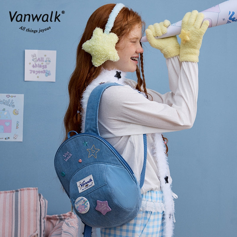 Vanwalk Fashion Streetwear Lucky Star Backpack V2880