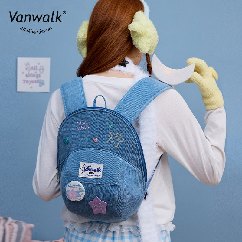 Vanwalk Fashion Streetwear Lucky Star Backpack V2880