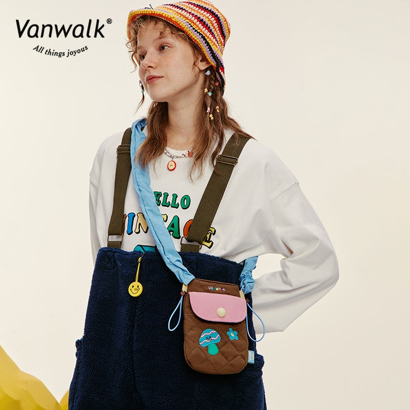 Vanwalk Casual Small Garden Crossbody Bag V2758