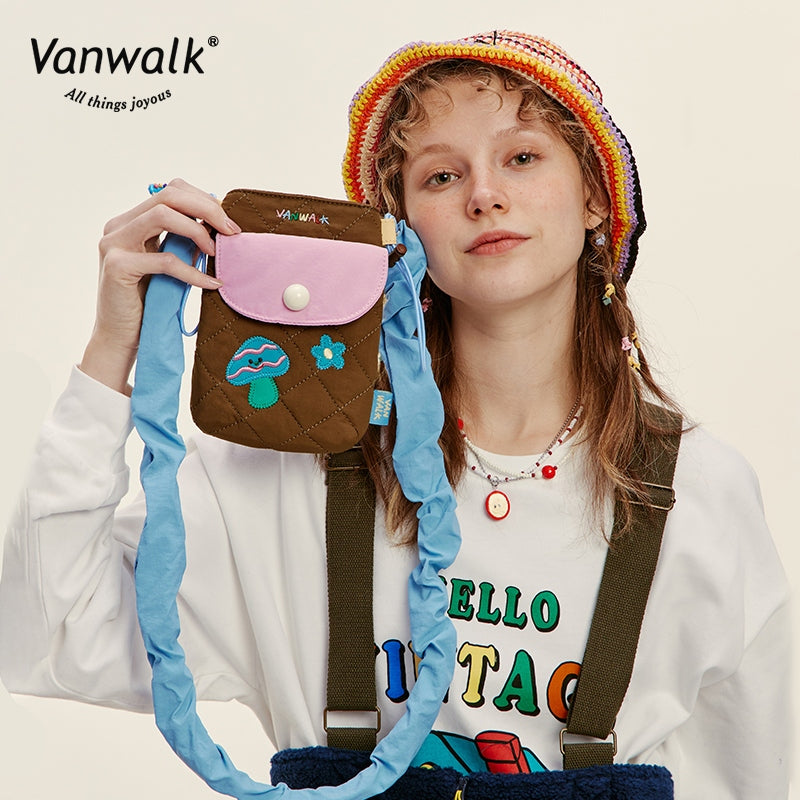 Vanwalk Casual Small Garden Crossbody Bag V2758