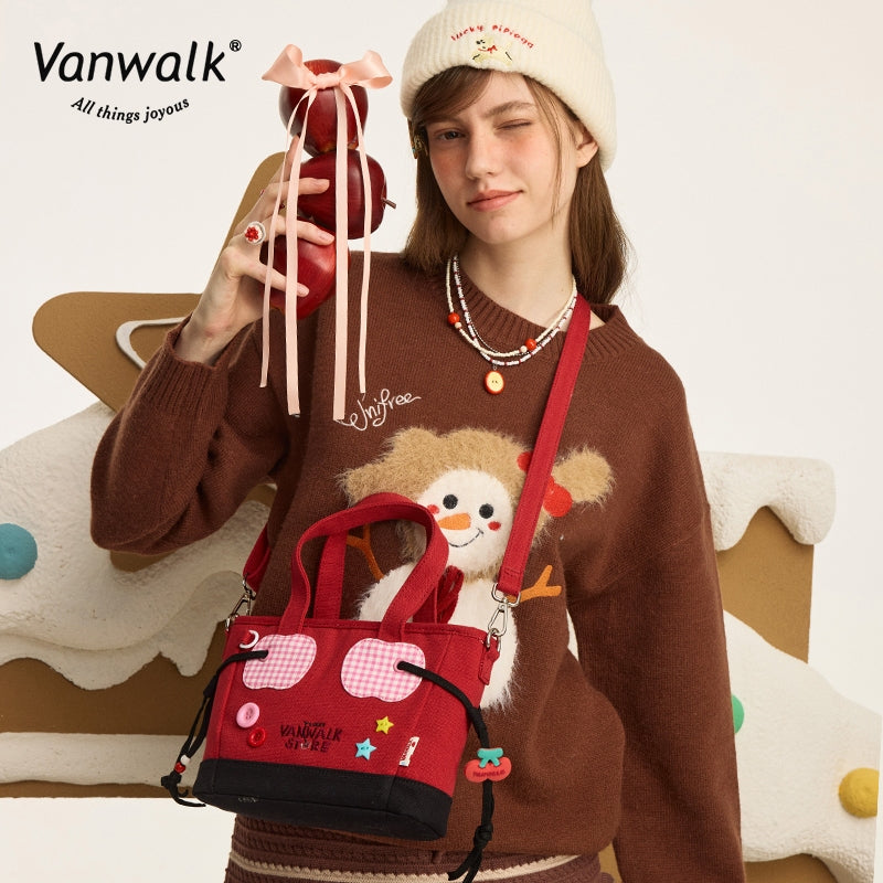 Vanwalk Water-Resistant Christmas shoulder bag V2869