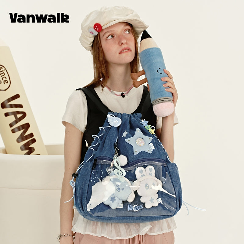VANWALK Large Capacity Handbag Backpack V2917