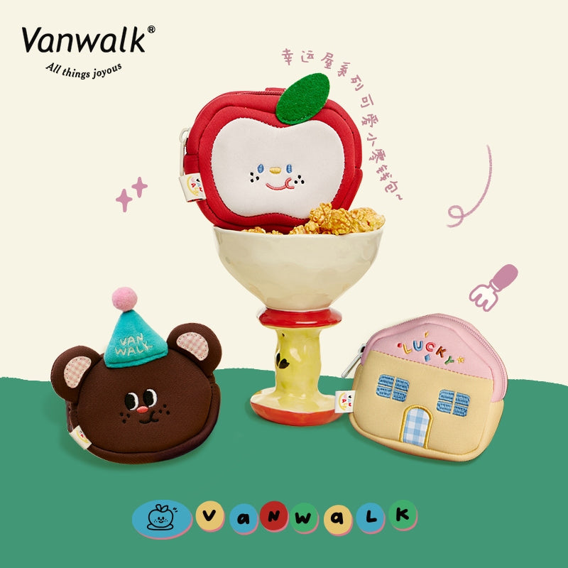 Vanwalk cute design Lucky House coin purse K435
