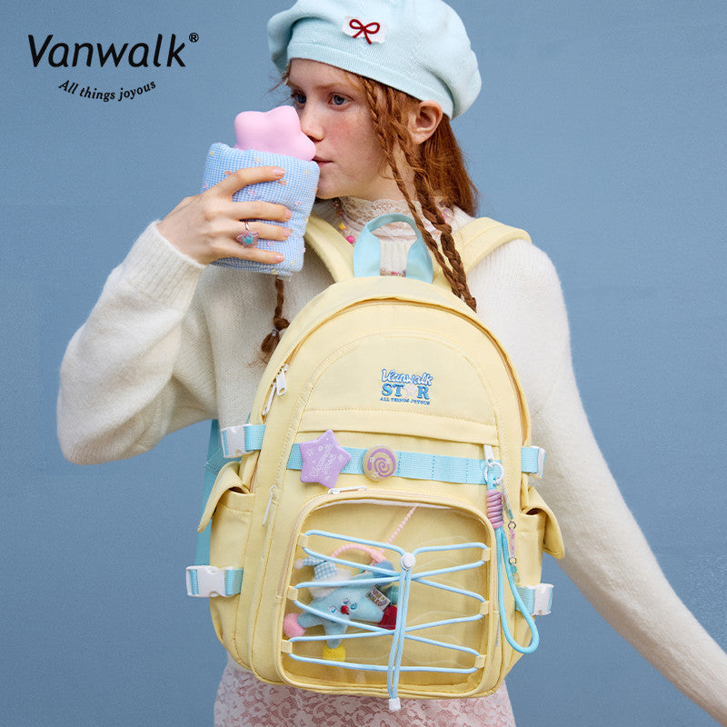 Vanwalk Multiple Pockets Lucky Star backpack V2888