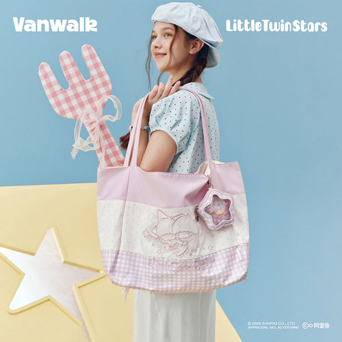 VANWALK Cute Design Sanrio Little Twin Stars Shoulder & Tote Bags V3075