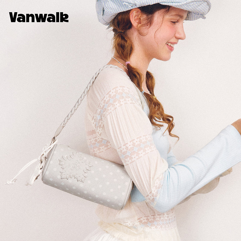 VANWALK COCOA PIE Series Original Design Shoulder Bag V3096