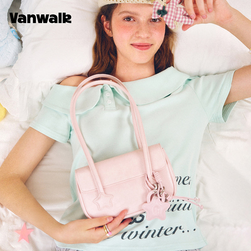 VANWALK COCOA PIE Series Original Design Shoulder Bag V3087
