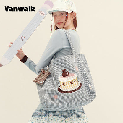 VANWALK Planner House Large Capacity Shoulder Tote Bag V3018