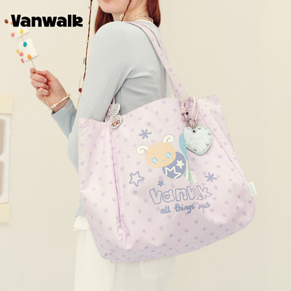 VANWALK Planner House Large Capacity Shoulder Tote Bag V3017
