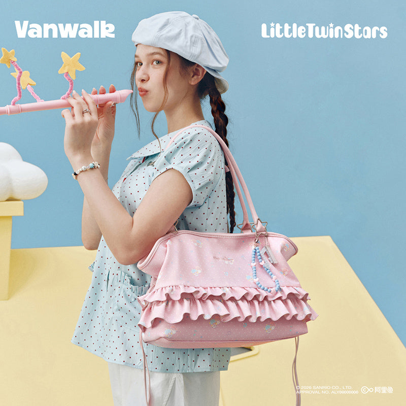 VANWALK Cute Design Sanrio Little Twin Stars Shoulder Bag V3058