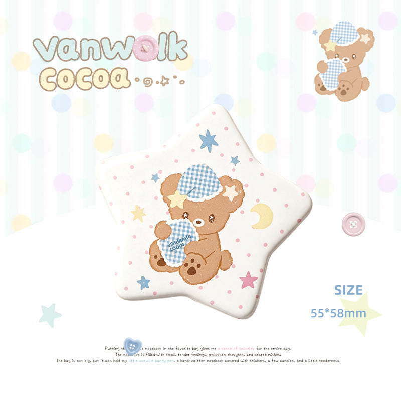 Vanwalk Cocoapie Series Cute Plush Charm & Badge K730