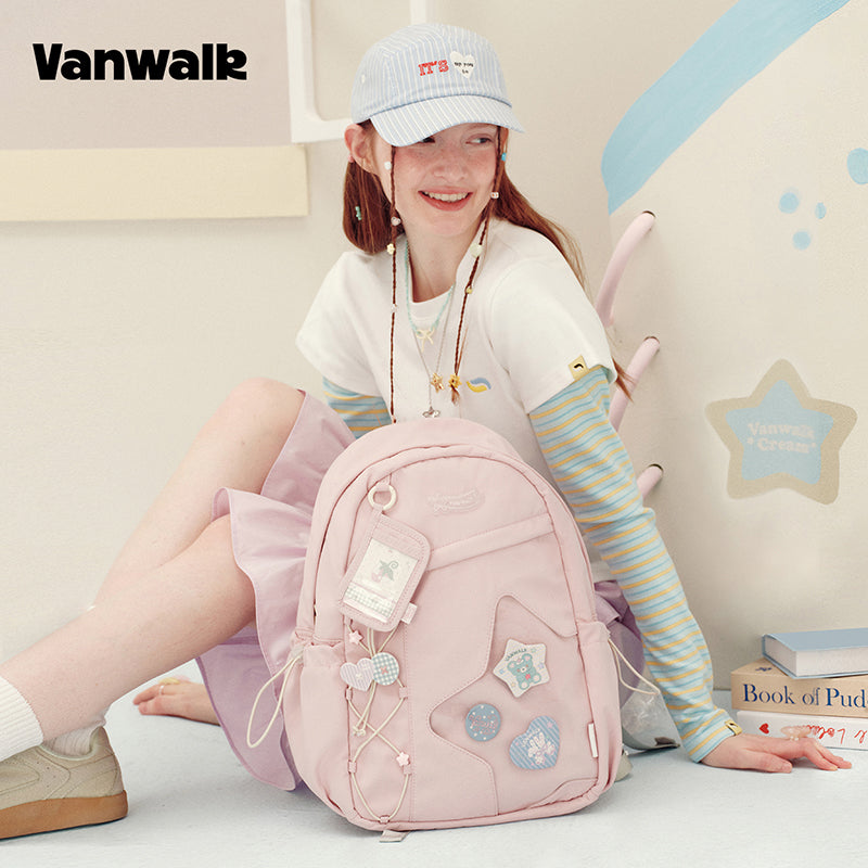 vanwalk Adorable Handmade Notebook House Series Backpack v3029