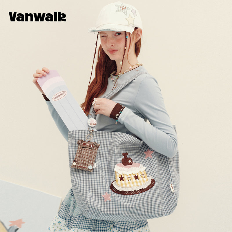 VANWALK Planner House Large Capacity Shoulder Tote Bag V3018