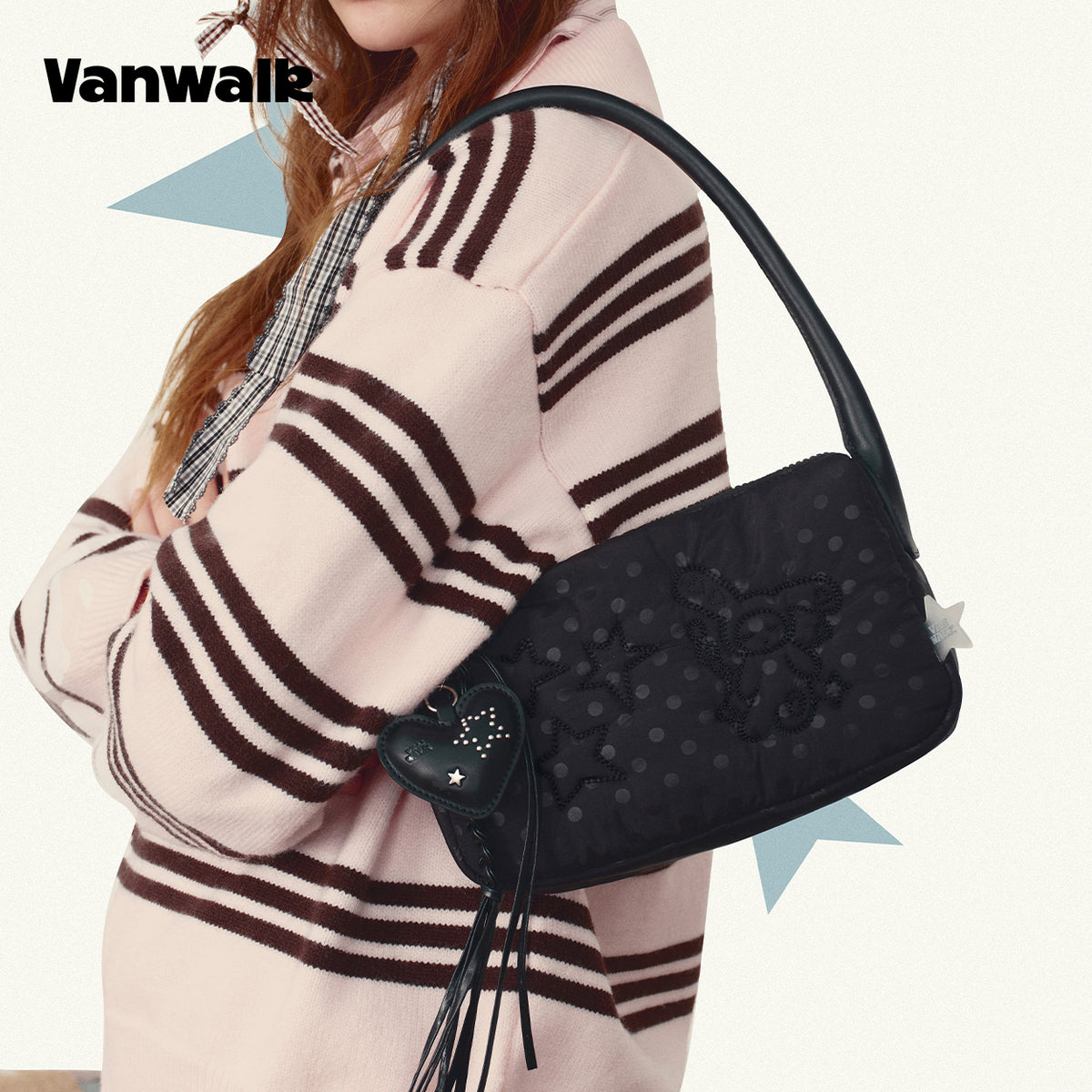Vanwalk Exquisite Young Lady January Lucky Pony Series Handbag V3015