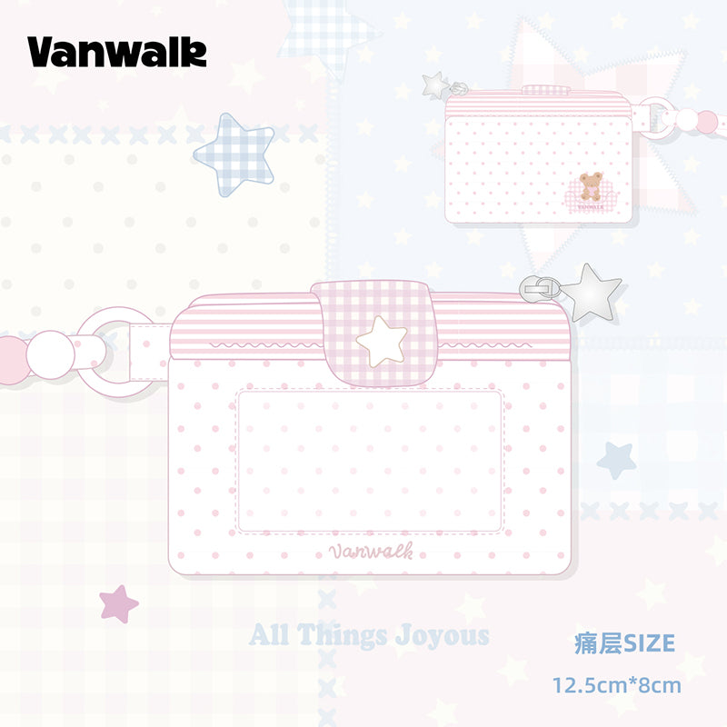 VANWALK Cocoapie Series Cute Bunny Lanyard Badge Card Holder VS125