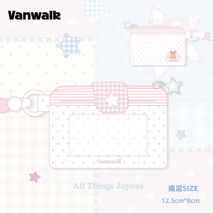 VANWALK Cocoapie Series Cute Bunny Lanyard Badge Card Holder VS125