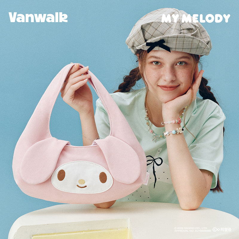 VANWALK Cute Design Sanrio Melody Pink Shoulder Bag V3059