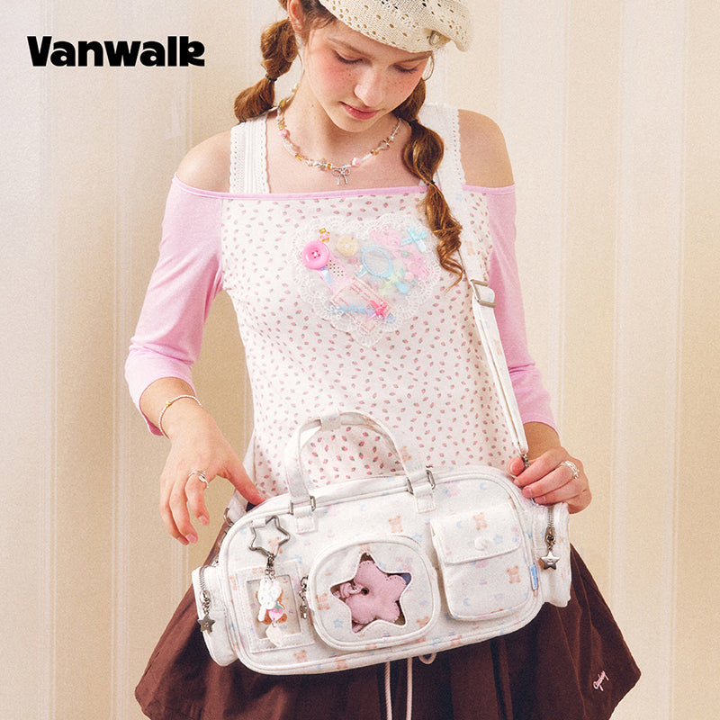 VANWALK Cocoa Pie Series Aesthetic Ita Bags Shoulder Purse Bag v3112