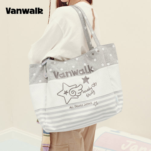 VANWALK Planner House Large Capacity Shoulder Tote Bag V3017