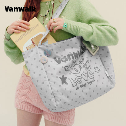 VANWALK Planner House Large Capacity Shoulder Tote Bag V3017