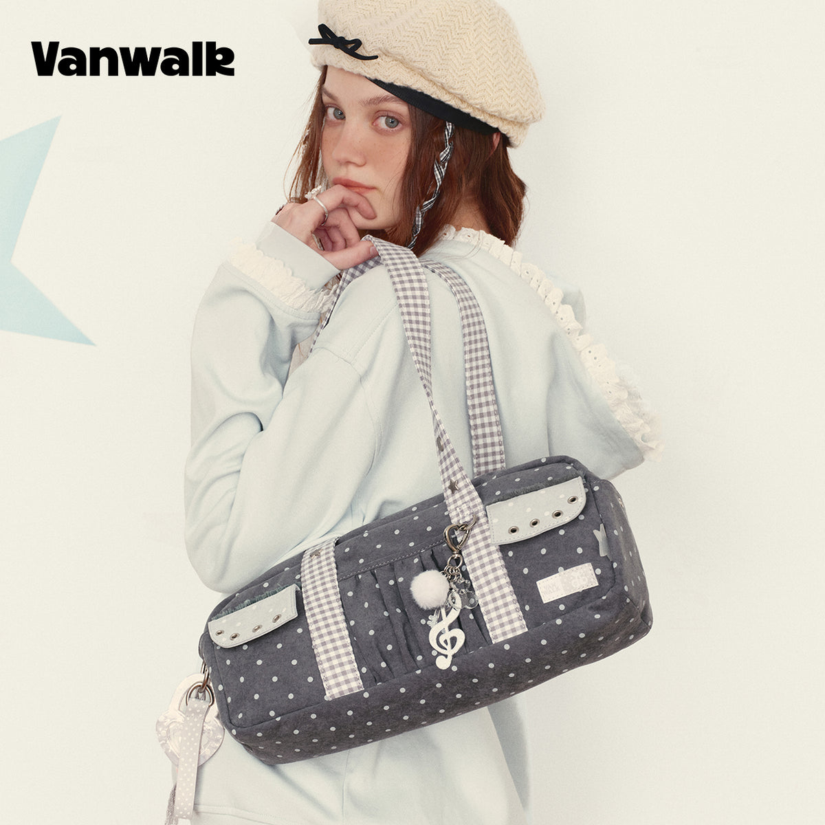 vanwalk January Lucky Pony Series Shoulder Bag v3011
