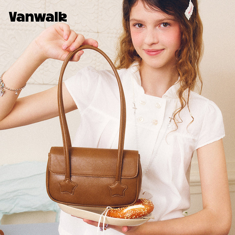 VANWALK COCOA PIE Series Original Design Shoulder Bag V3087