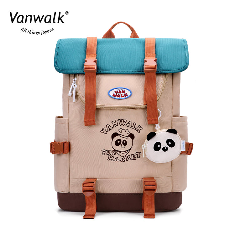 Vanwalk  Water-Resistant  FUN MARKET backpack V2793