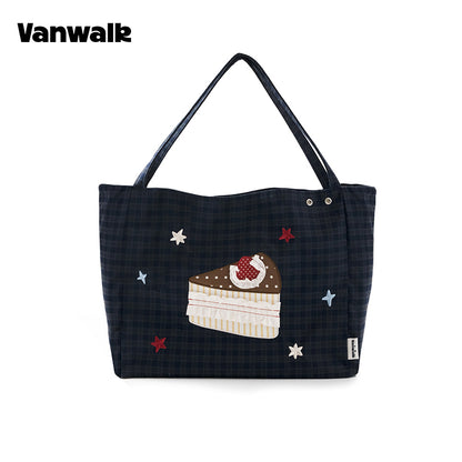 VANWALK Planner House Large Capacity Shoulder Tote Bag V3018