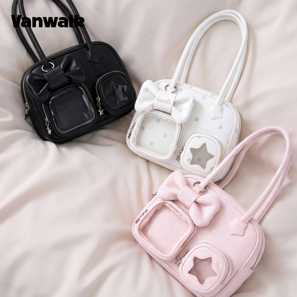 VANWALK Multi-Pockets COCOA PIE Series Original Shoulder Bags V3086