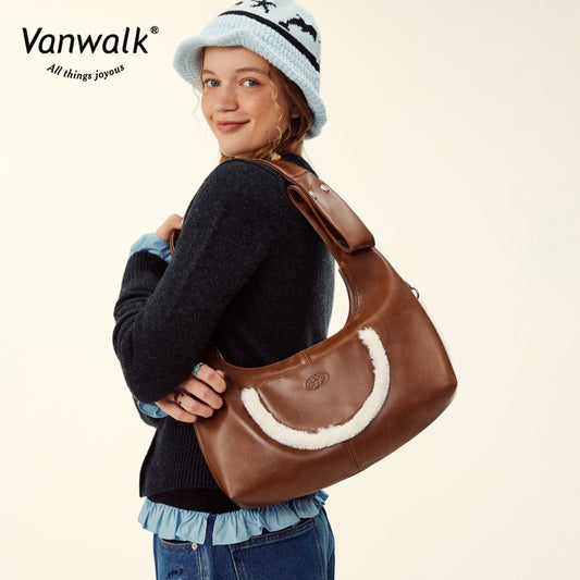 Vanwalk Water-Resistant Farm Series Shoulder Bag V2846