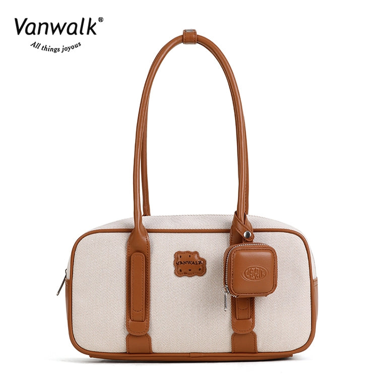 Vanwalk Water-Resistant Pizza Series shoulder bag V2878