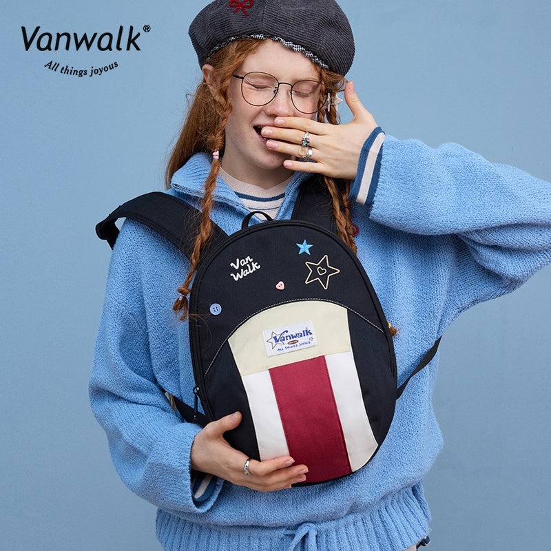 Vanwalk Fashion Streetwear  Lucky Star Backpack V2880
