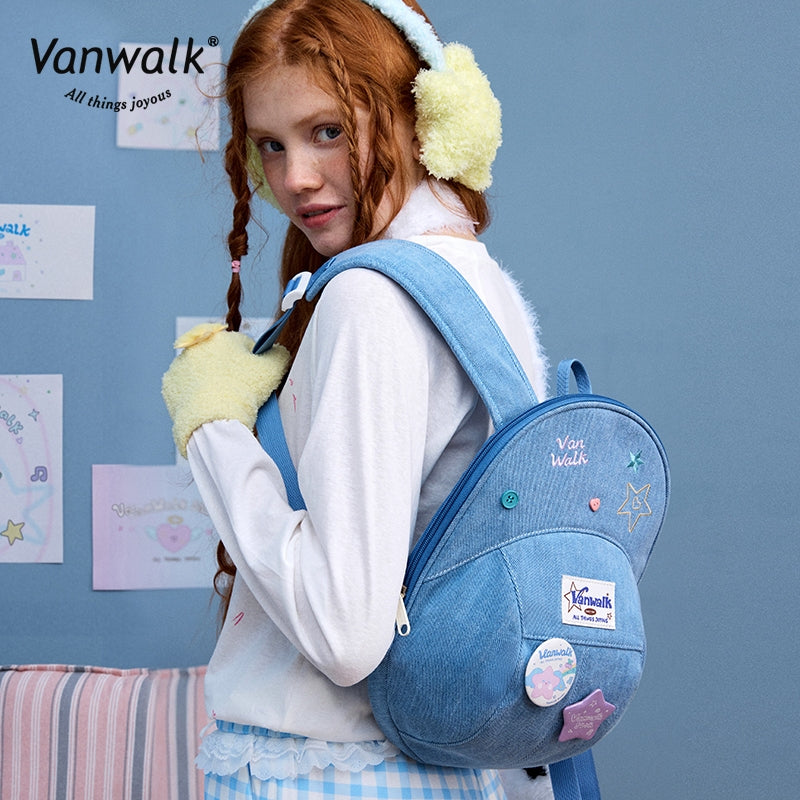 Vanwalk Fashion Streetwear  Lucky Star Backpack V2880
