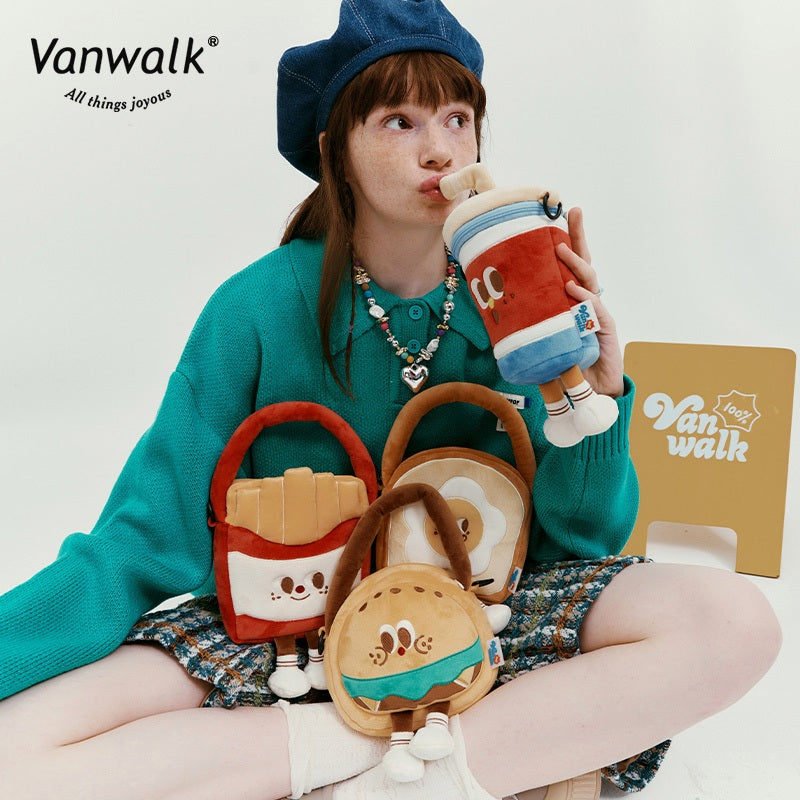 Vanwalk  Water-Resistant  Bread House  Crossbody Bag V2530