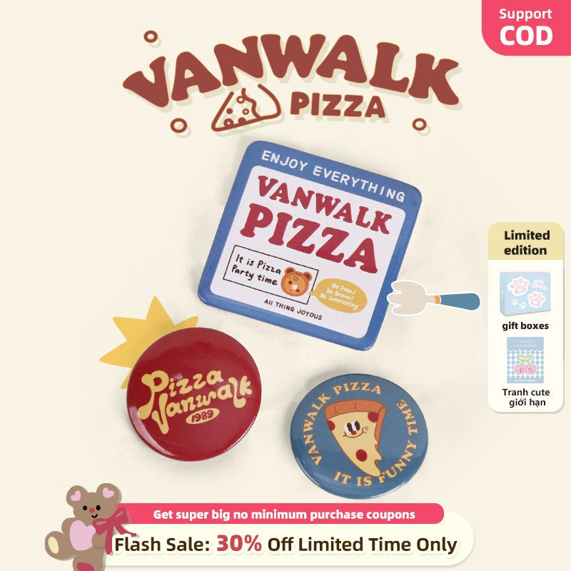 Vanwalk Pizza Customized Badge K548
